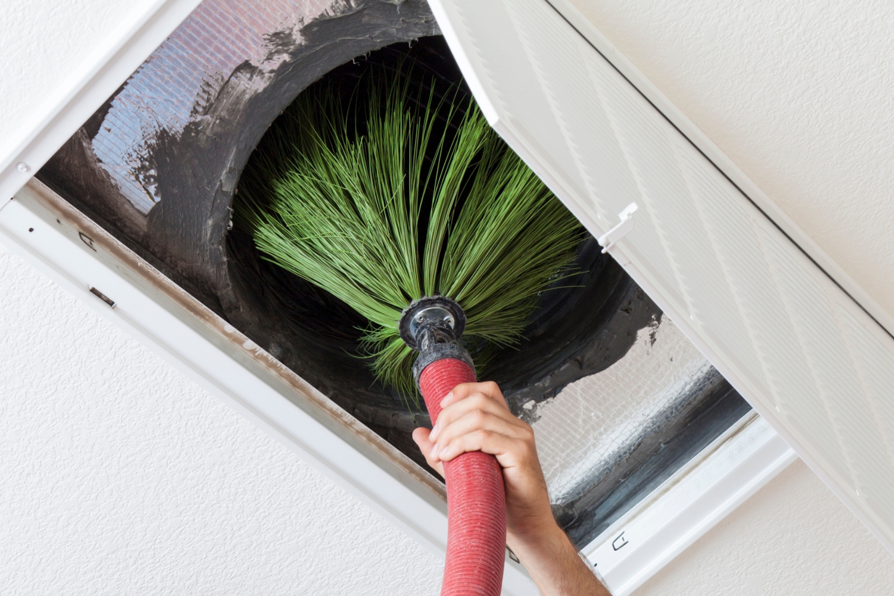 Air Duct Cleaning Step 3 Dislodge Debris AirDuctCleaning DislodgeDebris